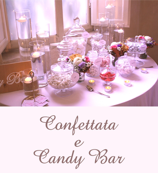 Servizio allestimento confettata e candy bar