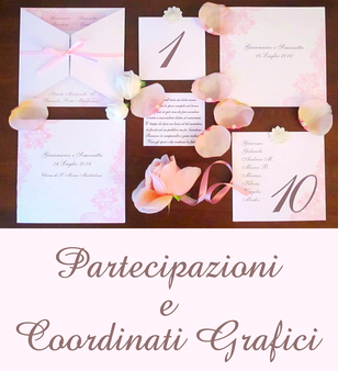 Partecipazioni matrimonio e Coordinati Grafici